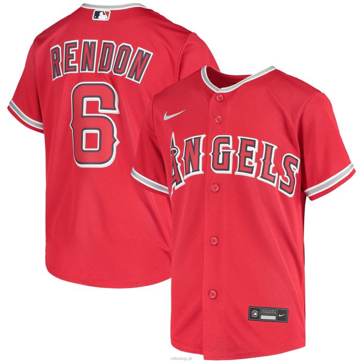 Los Angeles Angels Anthony Rendon Nike Czerwona replika alternatywnej koszulki gracza młodzież 0J02V1430 MLB Jerseys