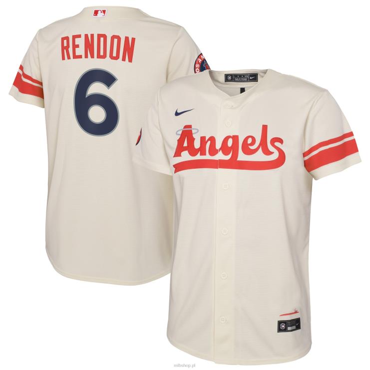 Los Angeles Angels Anthony Rendon Nike Kremowa replika koszulki gracza 2022 City Connect młodzież 0J02V1538 MLB Jerseys