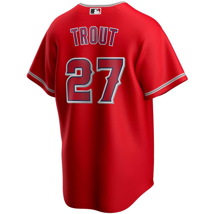 Los Angeles Angels Mike Trout Nike Czerwona replika alternatywnej koszulki gracza młodzież 0J02V154 MLB Jerseys