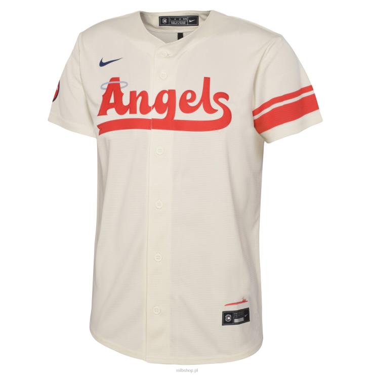 Replika koszulki Nike Los Angeles Angels 2022 City Connect w kolorze kremowym Dziecko 0J02V1483 MLB Jerseys