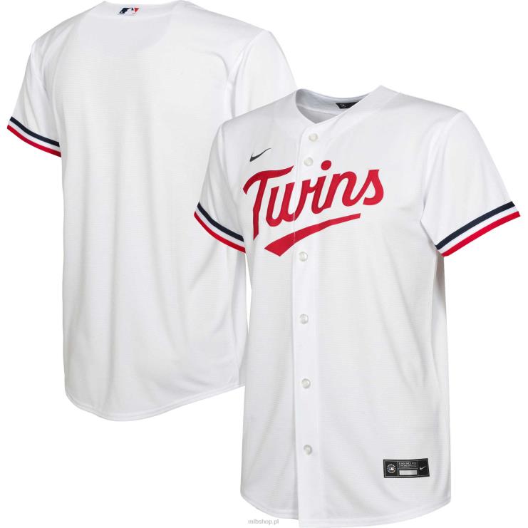 biała replika domowej koszulki drużyny nike minnesota twins nike przedszkole 0J02V1471 MLB Jerseys