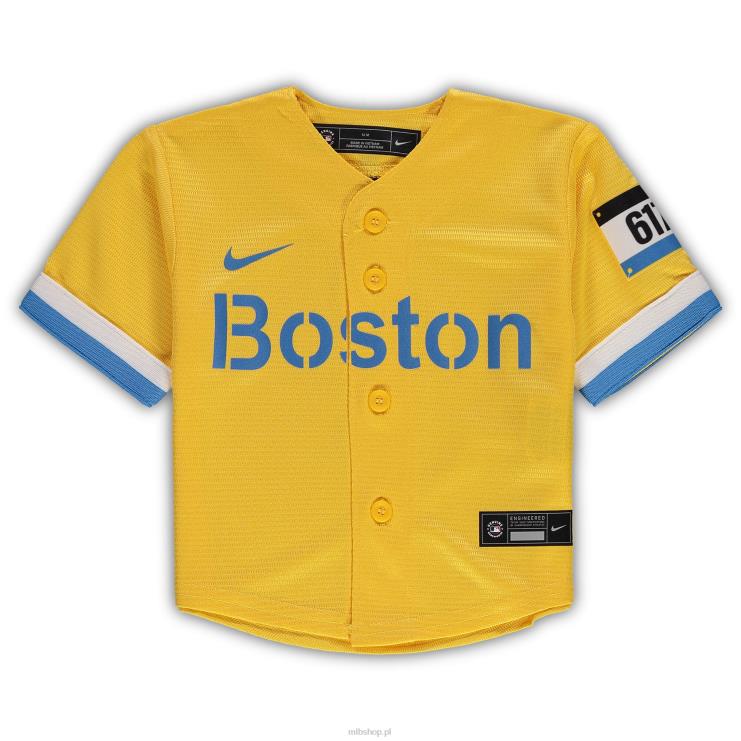 Replika koszulki Nike Gold City Connect Boston Red Sox Dziecko 0J02V1474 MLB Jerseys
