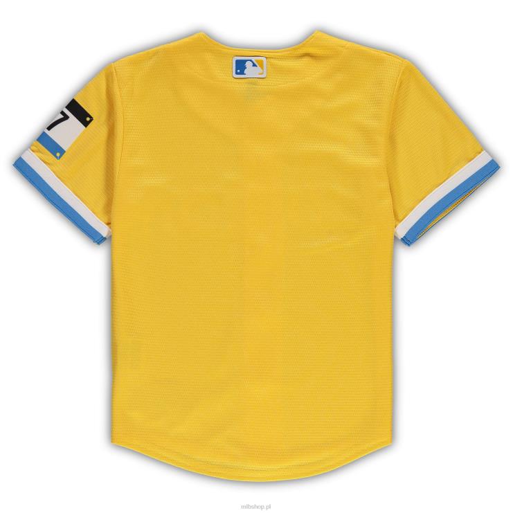 Replika koszulki drużyny Boston Red Sox Nike Gold City Connect przedszkole 0J02V1405 MLB Jerseys