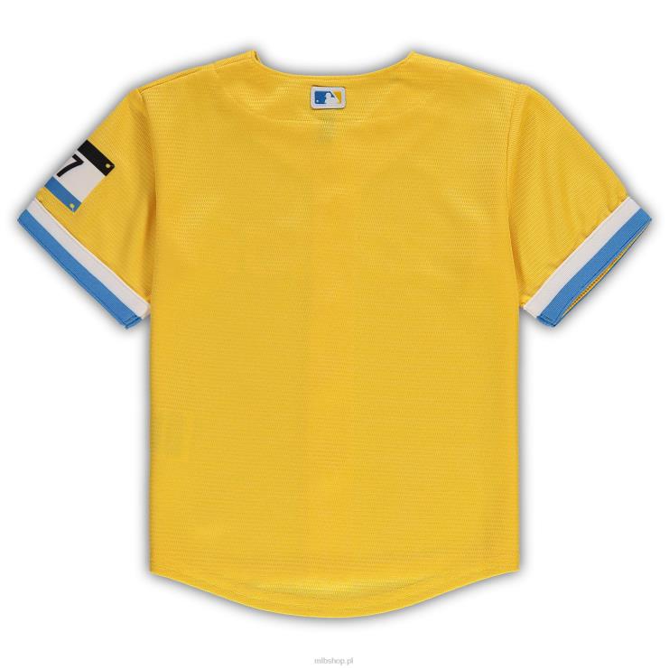 Replika koszulki drużyny Nike Gold City Connect 2021 maluch 0J02V1314 MLB Jerseys