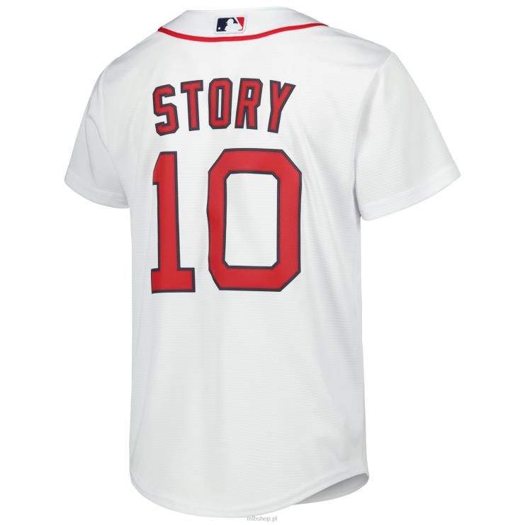 biała replika domowej koszulki gracza boston red sox trevor story nike młodzież 0J02V826 MLB Jerseys