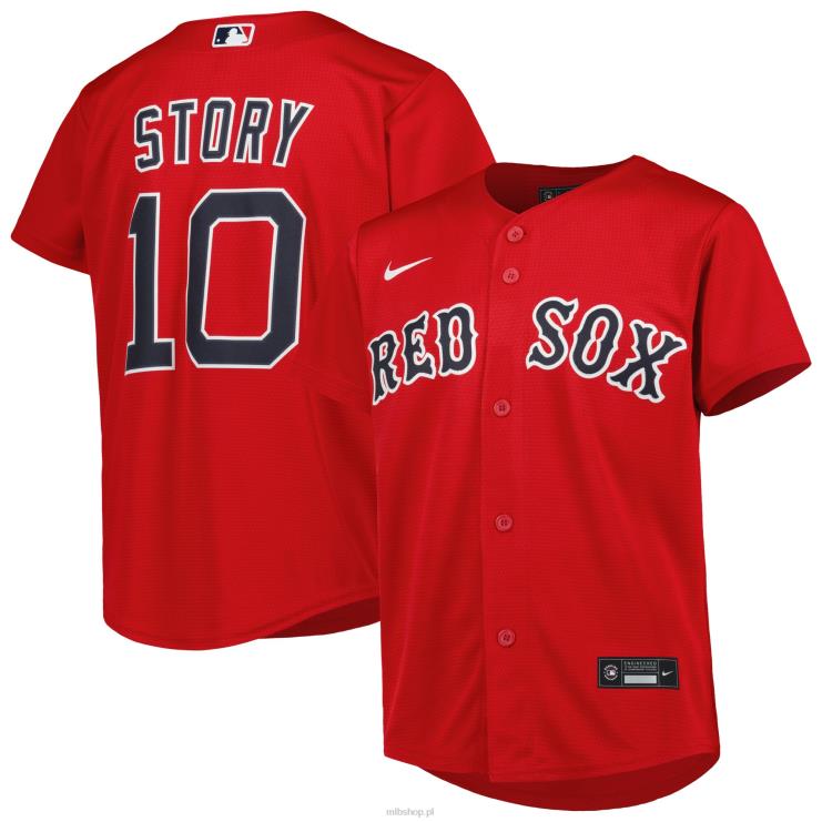 boston red sox trevor story nike czerwona replika koszulki gracza zastępczego młodzież 0J02V825 MLB Jerseys