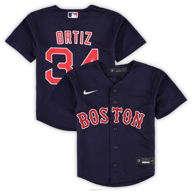 replika koszulki gracza Boston Red Sox Davida Ortiza Navy 2022 Hall of Fame przedszkole 0J02V1224 MLB Jerseys
