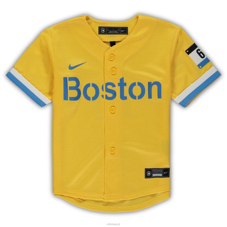 replika koszulki zawodnika nike gold city connect boston red sox rafael devers maluch 0J02V1337 MLB Jerseys