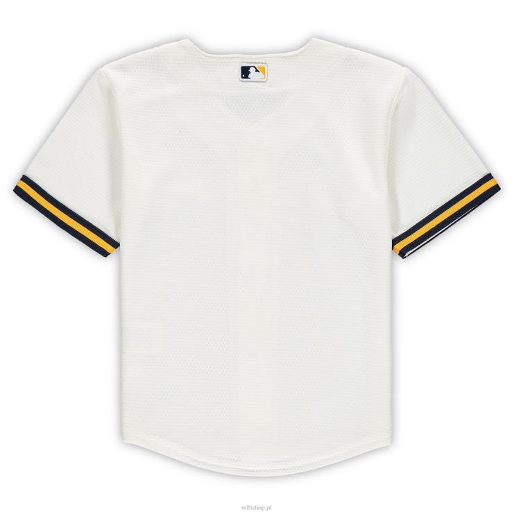 kremowa replika koszulki drużyny Milwaukee brewers nike maluch 0J02V1582 MLB Jerseys