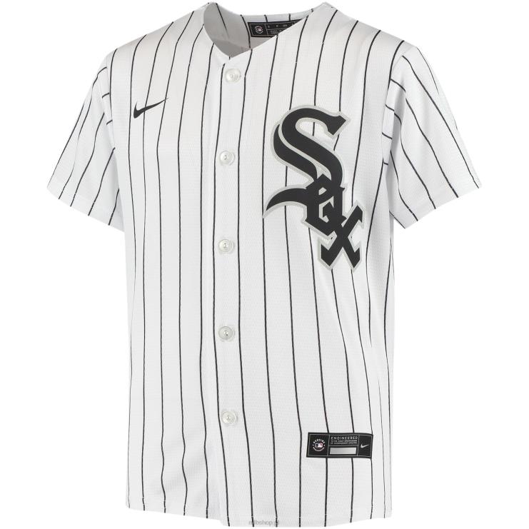 biała domowa replika koszulki gracza chicago white sox eloy jimenez nike młodzież 0J02V1201 MLB Jerseys