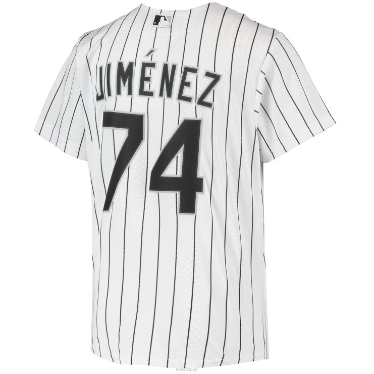 biała domowa replika koszulki gracza chicago white sox eloy jimenez nike młodzież 0J02V1201 MLB Jerseys