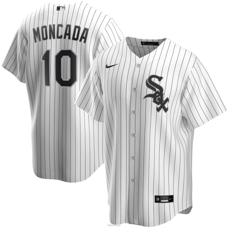 biała replika domowej koszulki gracza chicago sox yoan moncada nike młodzież 0J02V1207 MLB Jerseys