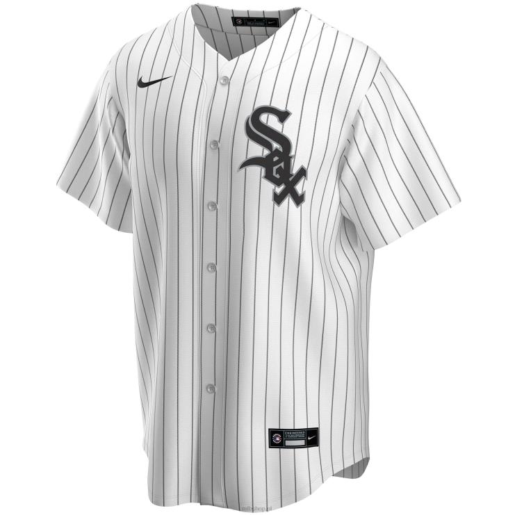 biała replika domowej koszulki gracza chicago sox yoan moncada nike młodzież 0J02V1207 MLB Jerseys