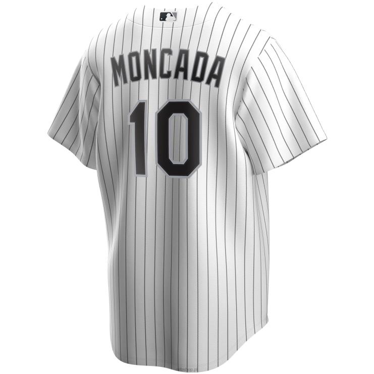 biała replika domowej koszulki gracza chicago sox yoan moncada nike młodzież 0J02V1207 MLB Jerseys