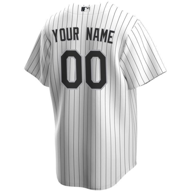 biała replika domowej koszulki nike chicago white sox na zamówienie młodzież 0J02V1030 MLB Jerseys