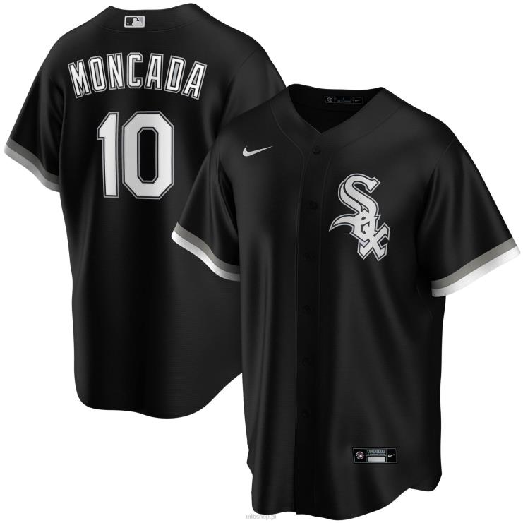 czarna replika koszulki gracza Chicago White Sox Yoan Moncada Nike młodzież 0J02V1206 MLB Jerseys