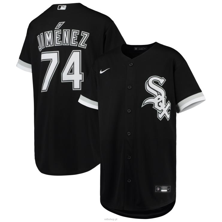 czarna replika koszulki gracza chicago white sox eloy jimenez nike młodzież 0J02V1359 MLB Jerseys