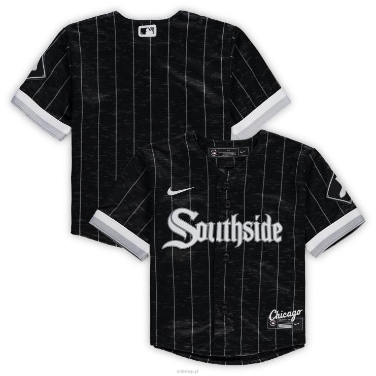 czarno-szara replika koszulki nike chicago white sox city connect Dziecko 0J02V1312 MLB Jerseys