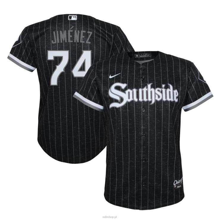 replika koszulki gracza chicago white sox eloy jimenez nike black city connect młodzież 0J02V1310 MLB Jerseys