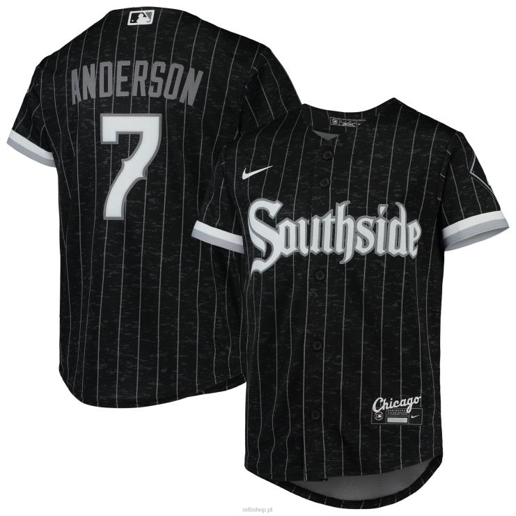replika koszulki gracza chicago white sox tim anderson nike black city connect młodzież 0J02V872 MLB Jerseys