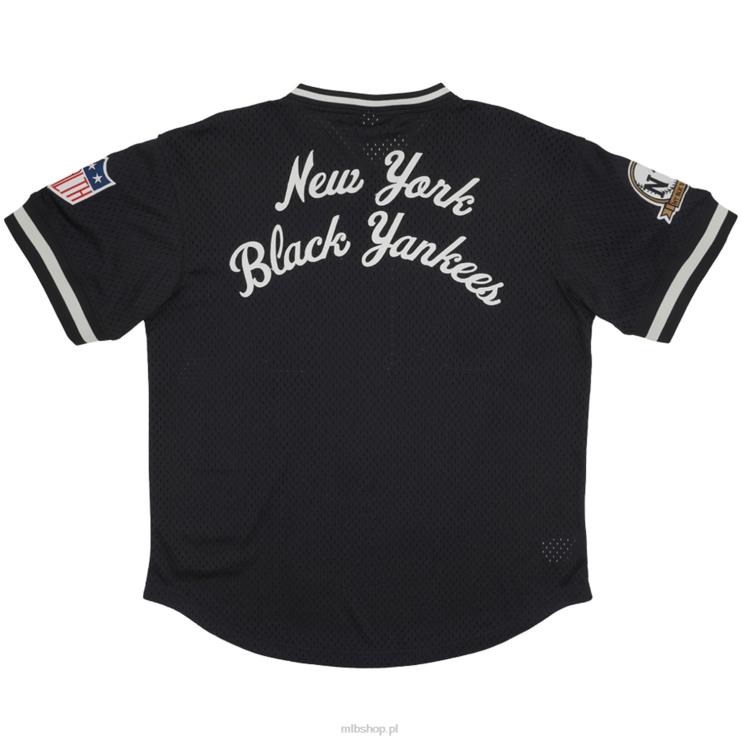 czarna replika koszulki New York Yankees z dekoltem w szpic młodzież 0J02V1543 MLB Jerseys