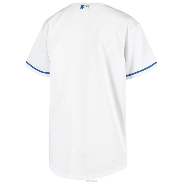 biała replika domowej koszulki drużyny nike kansas city royals nike młodzież 0J02V1407 MLB Jerseys