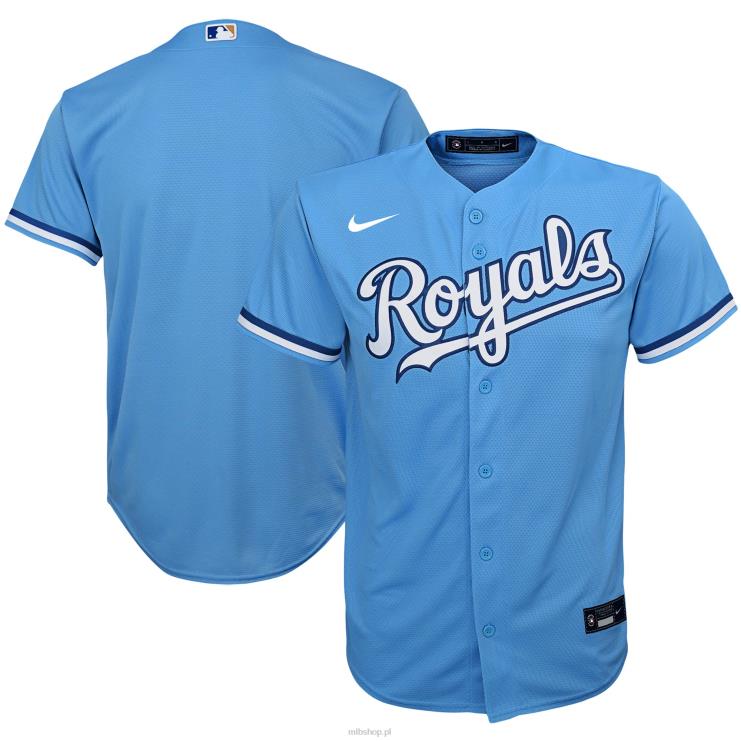 jasnoniebieska replika koszulki drużyny Kansas City Royals Nike młodzież 0J02V1231 MLB Jerseys