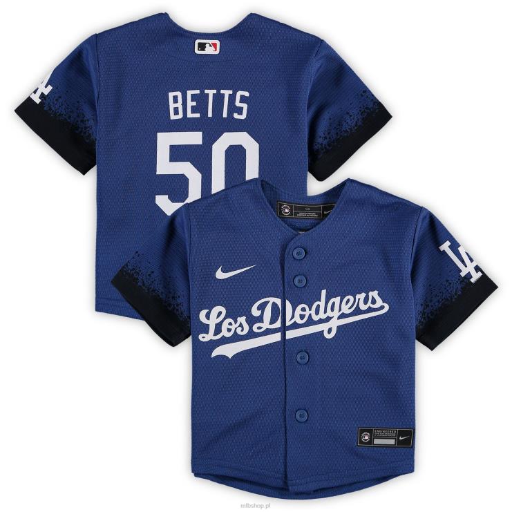 replika koszulki Nike Royal City Connect Los Angeles Dodgers Mookie Betts Dziecko 0J02V1033 MLB Jerseys