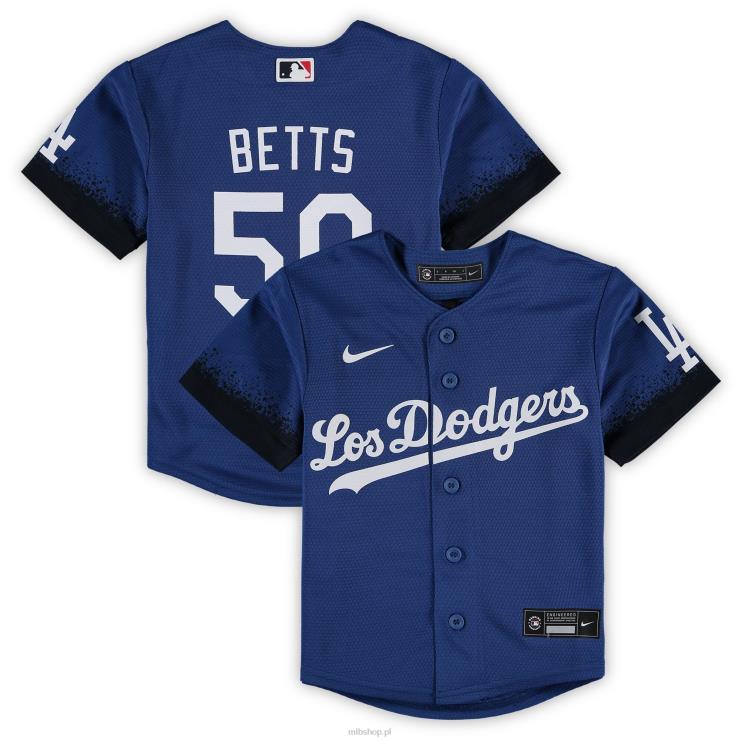replika koszulki Nike Royal City Connect Los Angeles Dodgers Mookie Betts przedszkole 0J02V736 MLB Jerseys