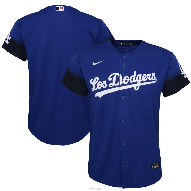 replika koszulki Nike Royal City Connect Los Angeles Dodgers młodzież 0J02V1530 MLB Jerseys