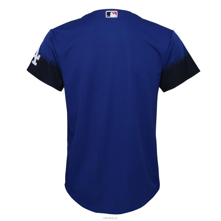 replika koszulki Nike Royal City Connect Los Angeles Dodgers młodzież 0J02V1530 MLB Jerseys