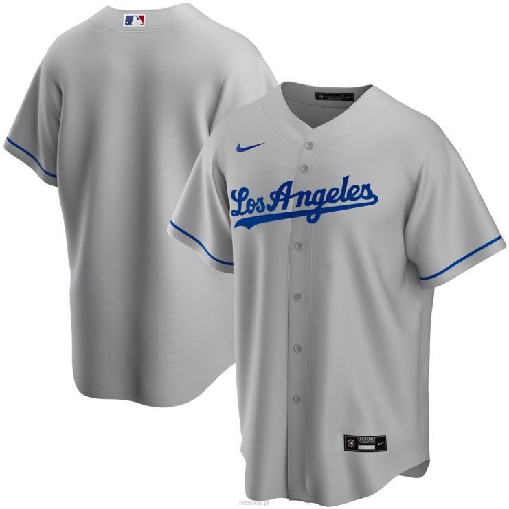 szara replika koszulki drużyny szosowej Los Angeles Dodgers Nike młodzież 0J02V469 MLB Jerseys