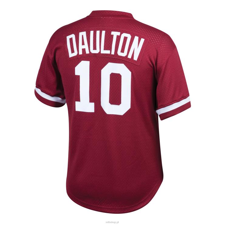 philadelphia phillies darren daulton mitchell & ness bordowa kolekcja cooperstown siatkowa koszulka treningowa mrugnięcia młodzież 0J02V914 MLB Jerseys