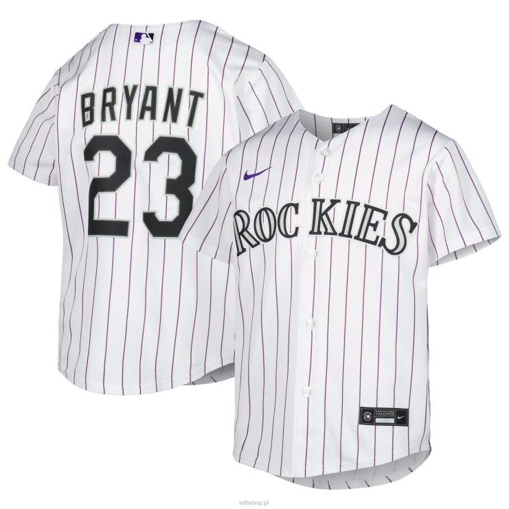 kolorado rockies kris bryant nike biała replika domowej koszulki gracza młodzież 0J02V1023 MLB Jerseys