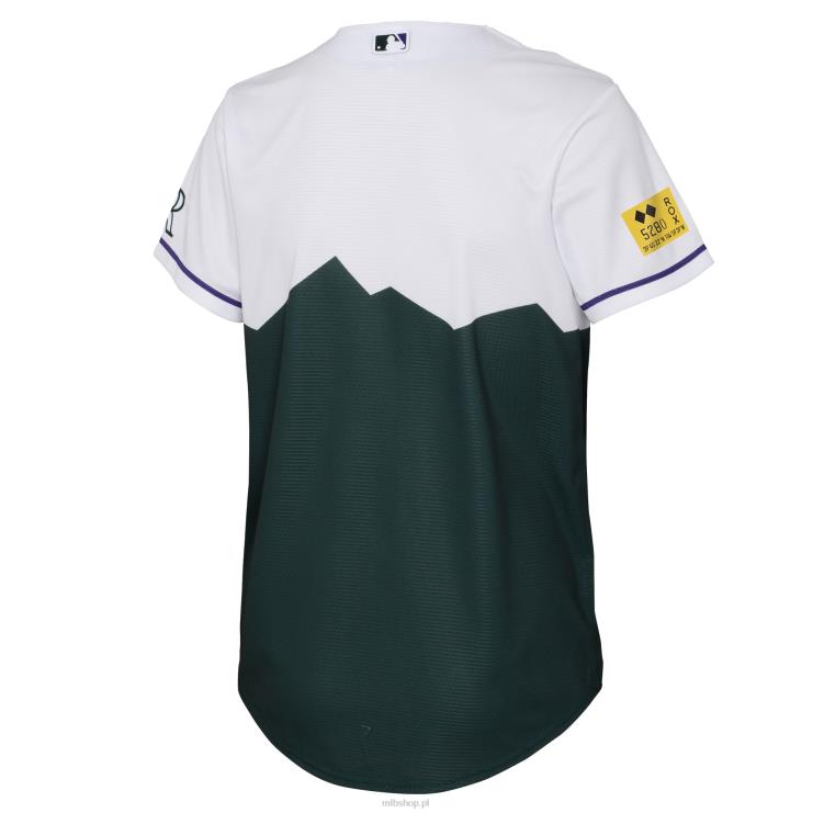 replika koszulki zespołu colorado rockies nike green 2022 city connect młodzież 0J02V1403 MLB Jerseys