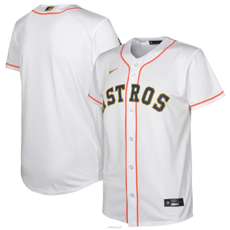 biało-złota replika koszulki houston astros nike 2023 ze złotej kolekcji młodzież 0J02V562 MLB Jerseys