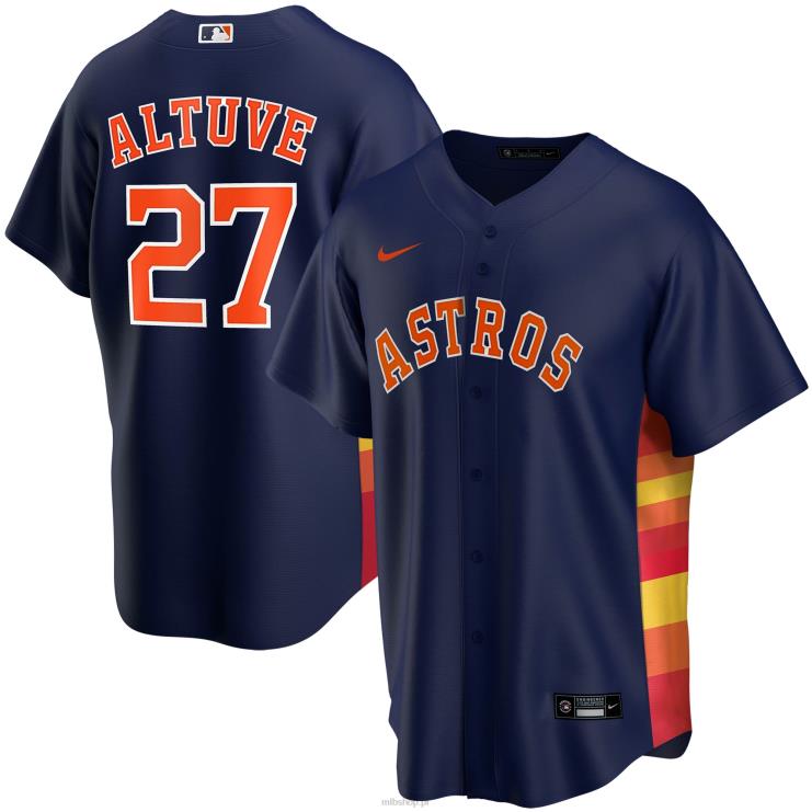 houston astros jose altuve nike granatowa replika alternatywnej koszulki gracza młodzież 0J02V321 MLB Jerseys