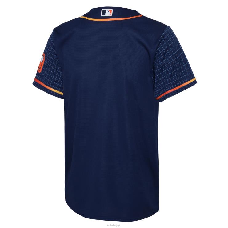 replika koszulki houston astros nike navy 2022 city connect Dziecko 0J02V1539 MLB Jerseys
