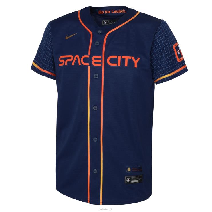 replika koszulki houston astros nike navy 2022 city connect młodzież 0J02V1491 MLB Jerseys