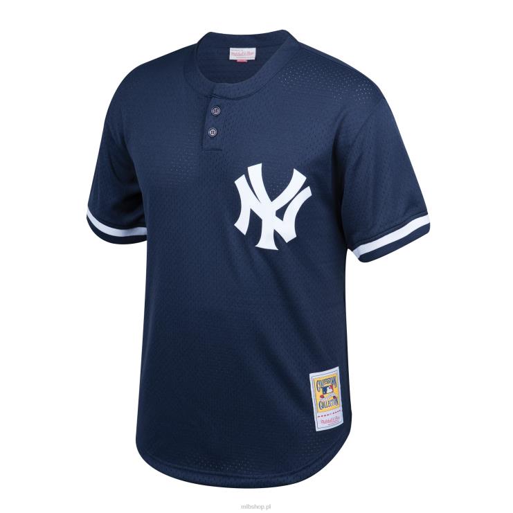 new york yankees don mattingly mitchell & ness navy cooperstown kolekcja siatkowa koszulka treningowa mrugnięcia młodzież 0J02V1008 MLB Jerseys