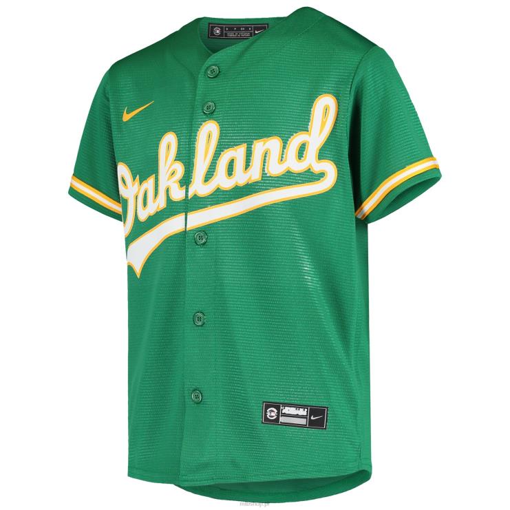 Oakland lekkoatletyka khris davis nike zielona replika alternatywnej koszulki młodzież 0J02V1467 MLB Jerseys