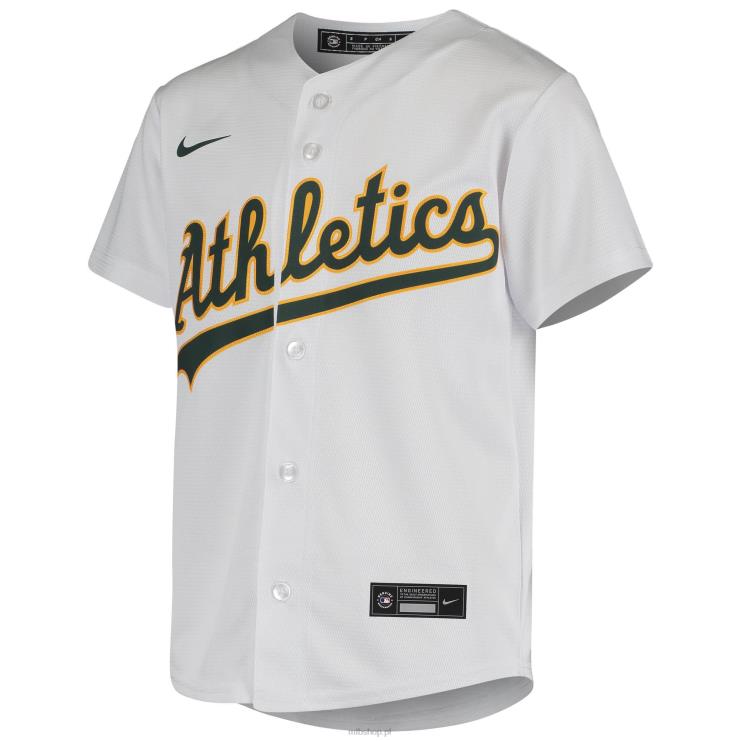 biała domowa koszulka nike oakland khris davis nike młodzież 0J02V1480 MLB Jerseys