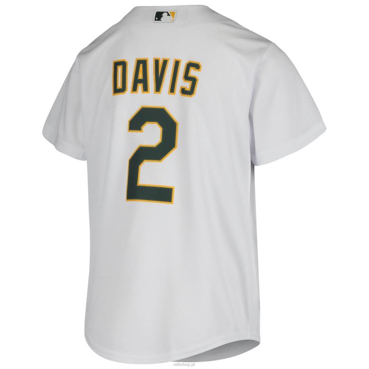 biała domowa koszulka nike oakland khris davis nike młodzież 0J02V1480 MLB Jerseys