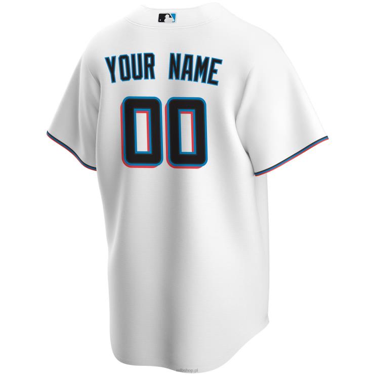 Biała replika domowej koszulki Nike Marlins Miami Marlins młodzież 0J02V887 MLB Jerseys