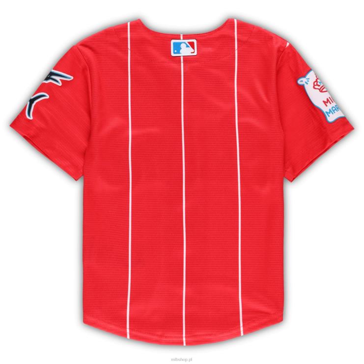 miami marlins nike red city connect replika koszulki drużyny przedszkole 0J02V1294 MLB Jerseys