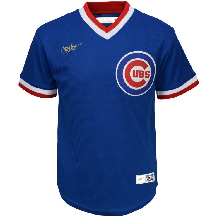 koszulka drużyny chicago cubs nike royal road cooperstown z kolekcji młodzież 0J02V1572 MLB Jerseys