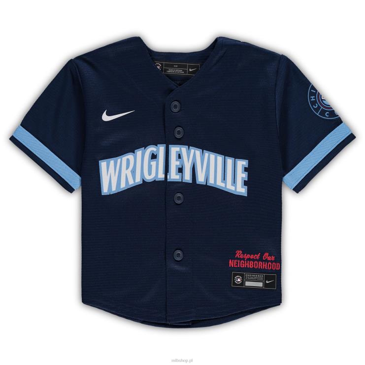 replika koszulki Nike Navy City Connect Chicago Cubs Dziecko 0J02V1268 MLB Jerseys