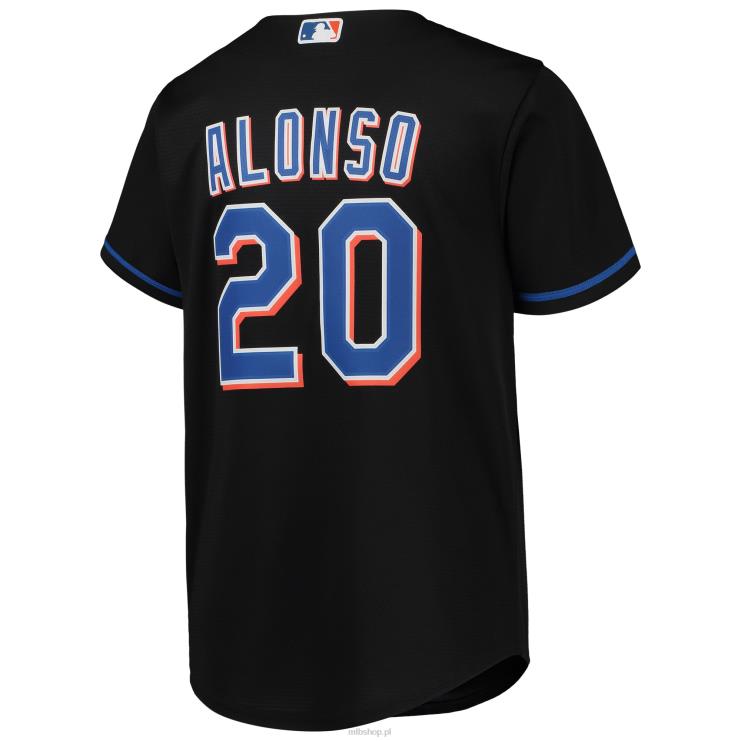 czarna replika koszulki New York Mets Pete Alonso Nike młodzież 0J02V218 MLB Jerseys