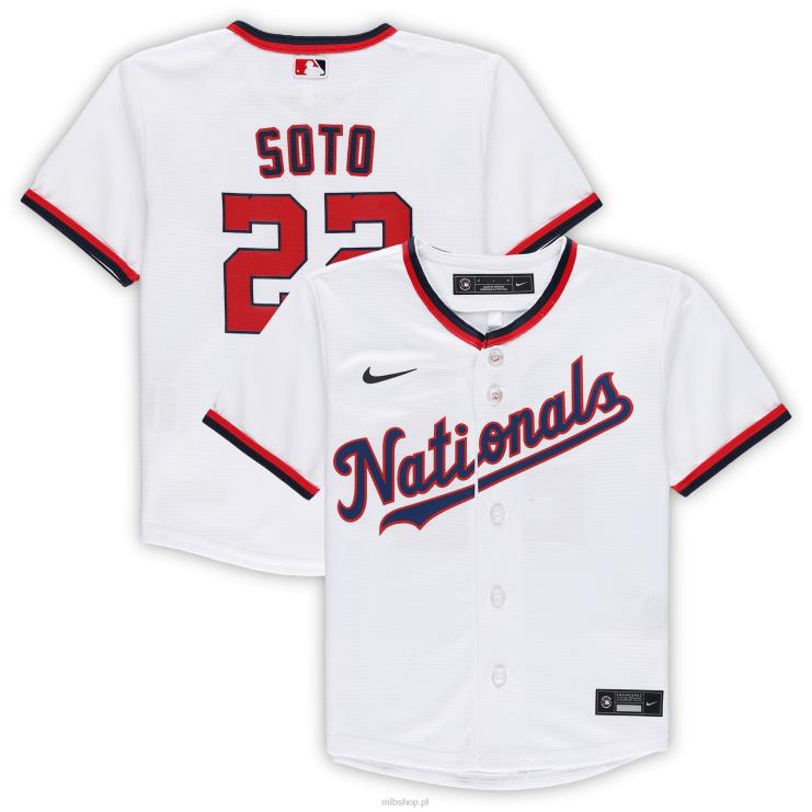 biała replika alternatywnej koszulki gracza Washington Nationals juan soto nike maluch 0J02V1429 MLB Jerseys