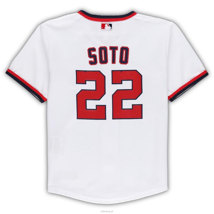 biała replika alternatywnej koszulki gracza Washington Nationals juan soto nike maluch 0J02V1429 MLB Jerseys